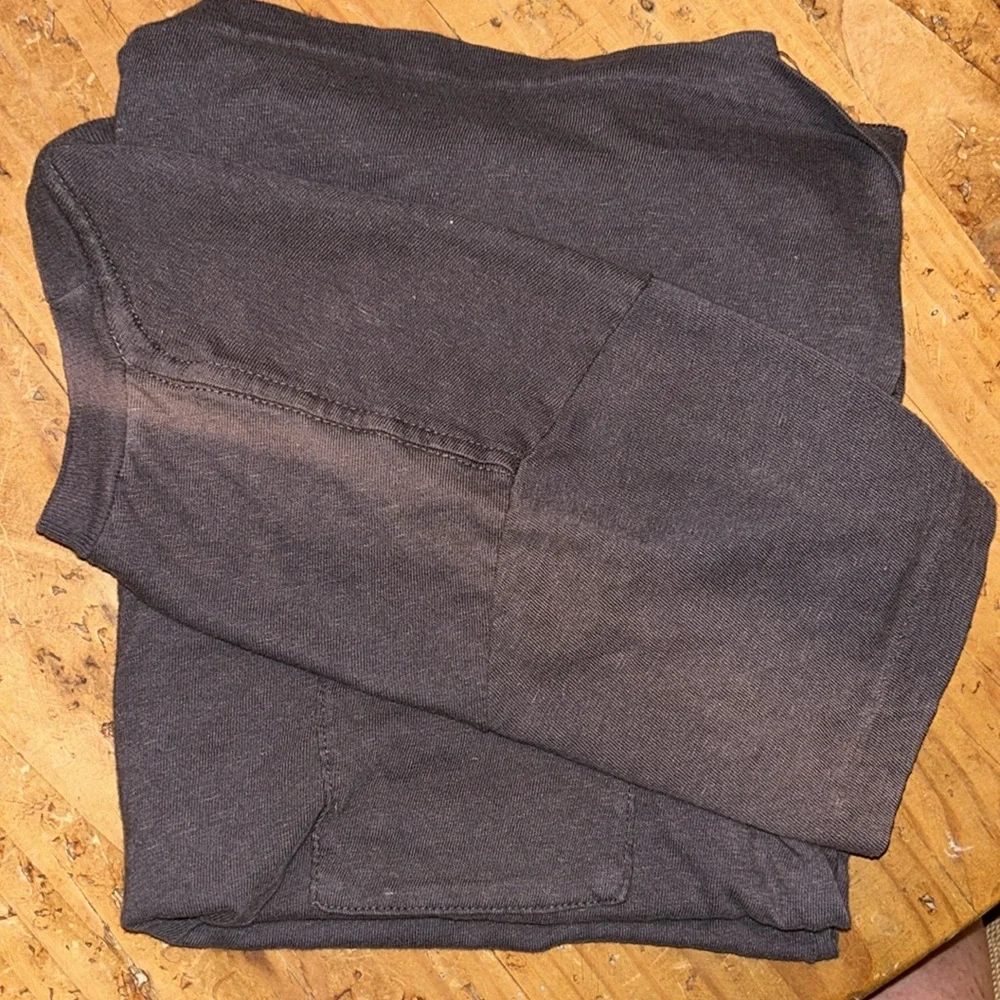 RE/DONE Sz XS aged black pocket tea with areas of discoloration